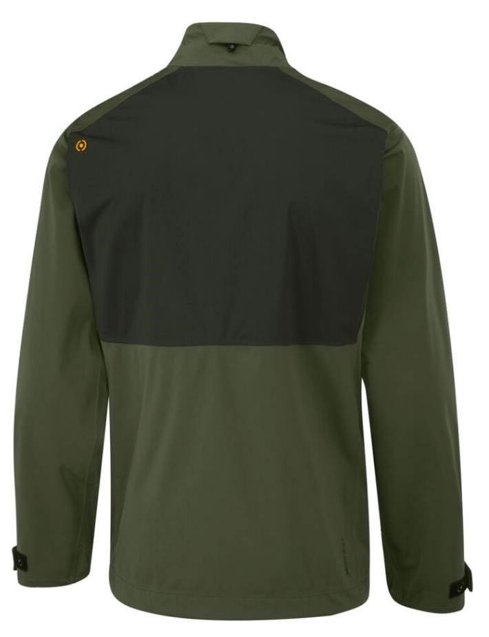 PING Impervious Waterproof chaqueta impermeable para hombre, dark olive/black