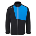 PING Impervious Waterproof chaqueta impermeable para hombre, negro/azul brillante
