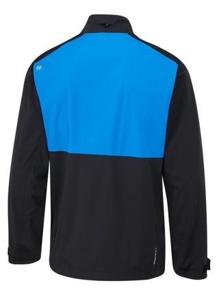 PING Impervious Waterproof chaqueta impermeable para hombre, negro/azul brillante