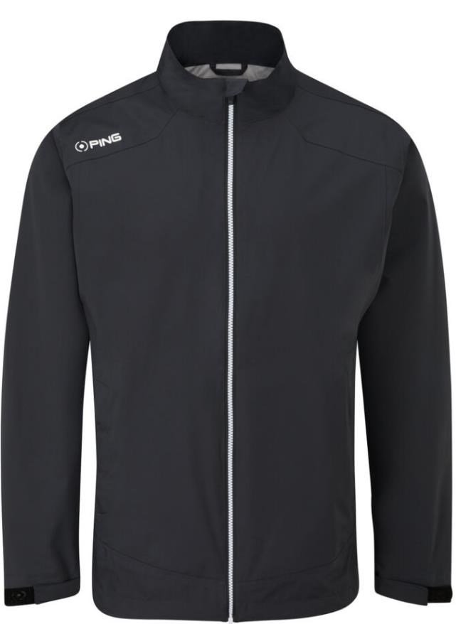 PING AquaDrive chaqueta impermeable de hombre, negra