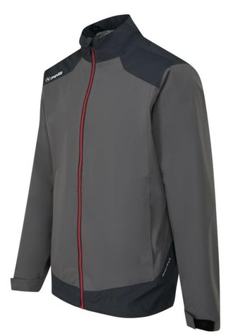 PING AquaDrive chaqueta impermeable de hombre, asfalto/negro