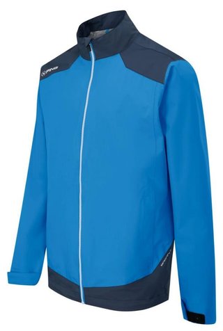 PING AquaDrive chaqueta impermeable de hombre, brilliant blue/oxford blue