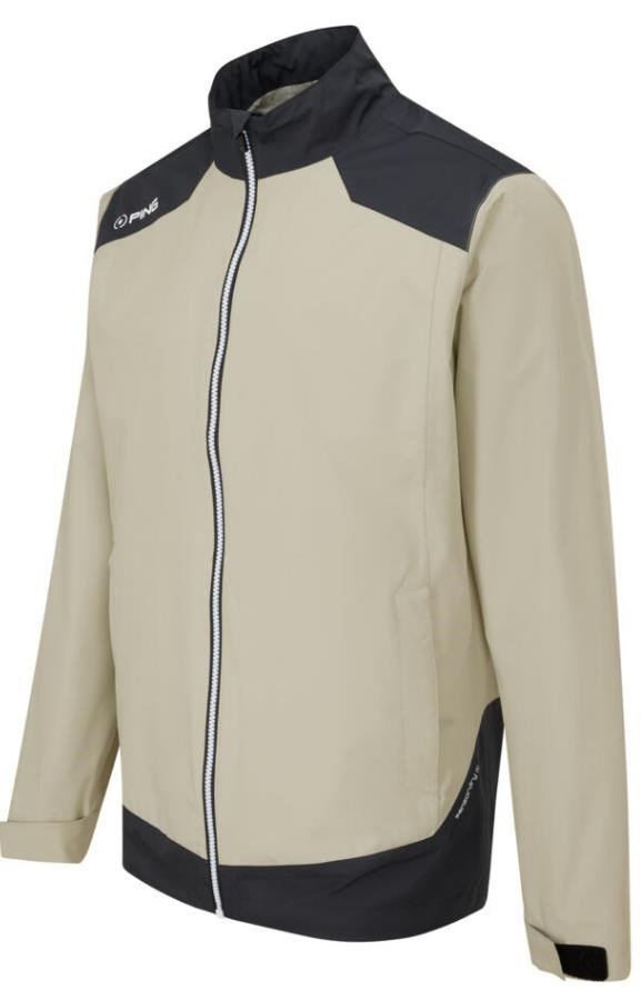 PING AquaDrive Waterproof chaqueta impermeable para hombre, willow/black