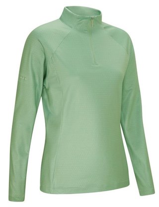 PING Jasmine Printed camiseta de manga larga dámská, eucalyptus multi