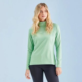PING Jasmine Printed camiseta de manga larga dámská, eucalyptus multi