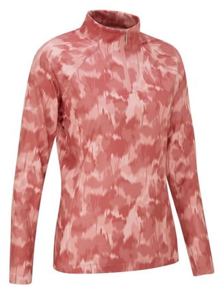 PING Jasmine Printed Long Sleeve top de mujer, rose multi