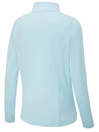 PING Aveline Half Zip sudadera de manga larga de mujer, crystal blue