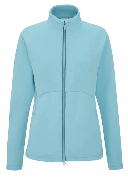 PING Catherine Full Zip Fleece sudadera de mujer, oasis