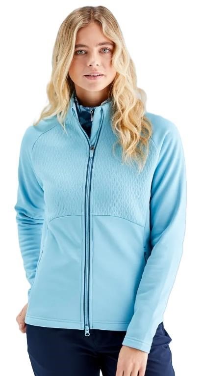 PING Catherine Full Zip Fleece sudadera de mujer, oasis