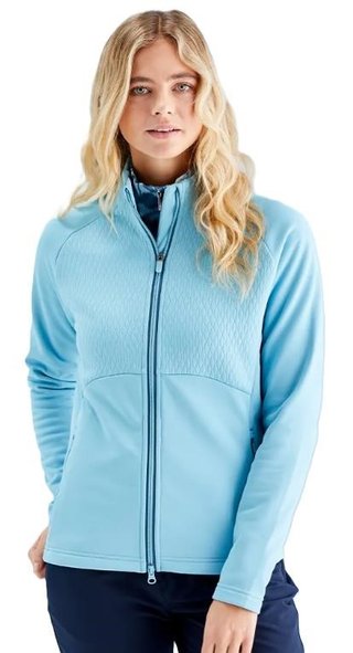 PING Catherine Full Zip Fleece sudadera de mujer, oasis