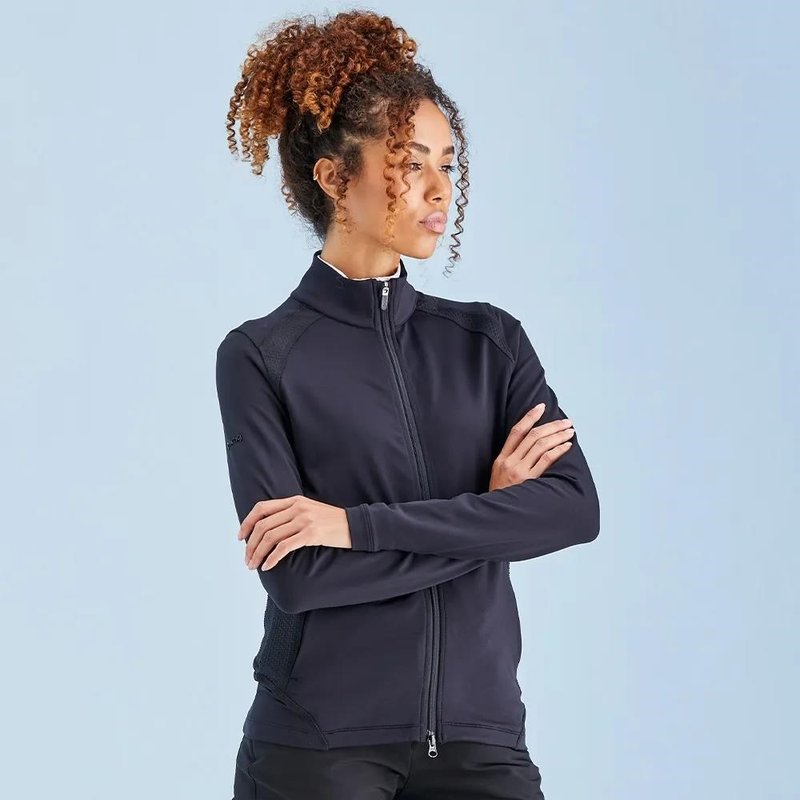 PING Eda Lightweight Full Zip chaqueta de mujer, negra
