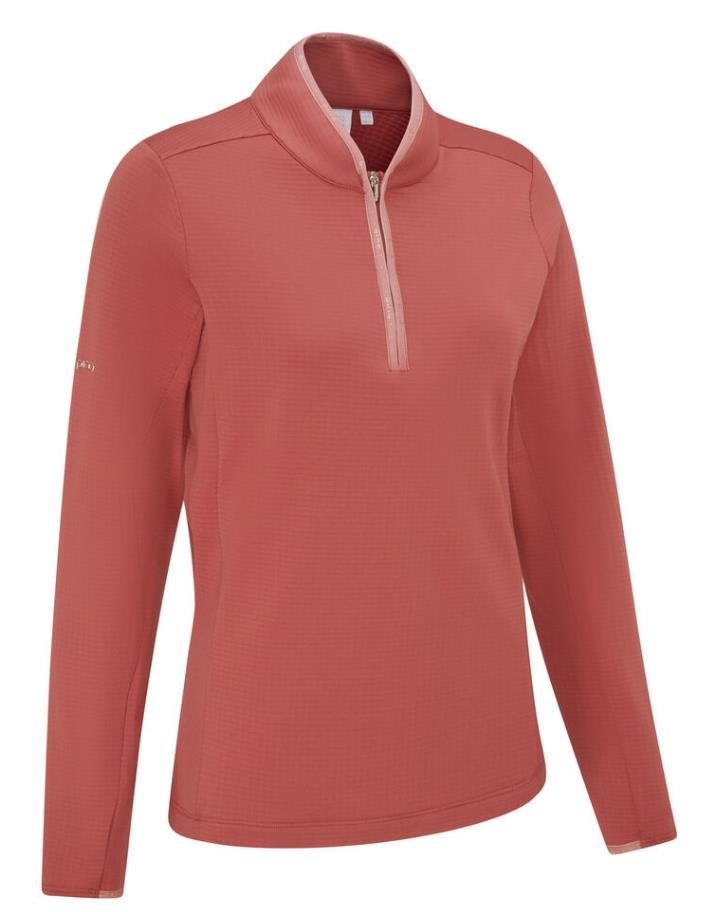 PING Abigale Performance Fleece sudadera de mujer, rosa