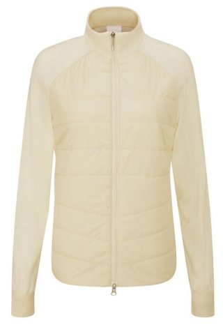 PING Fran Hybrid full-zip chaqueta de mujer, chalk/egret