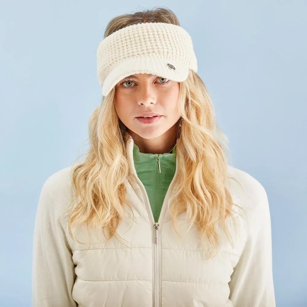 PING Fran Hybrid full-zip chaqueta de mujer, chalk/egret