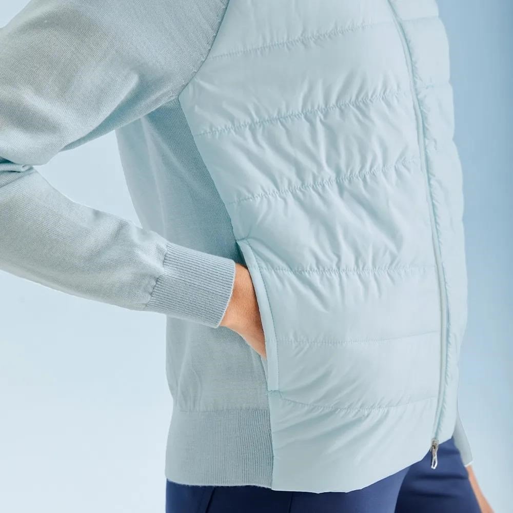 PING Fran Hybrid full-zip chaqueta de mujer, opal