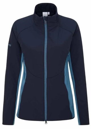 PING Casey insulated hybrid chaqueta de mujer, navy/blue fusion