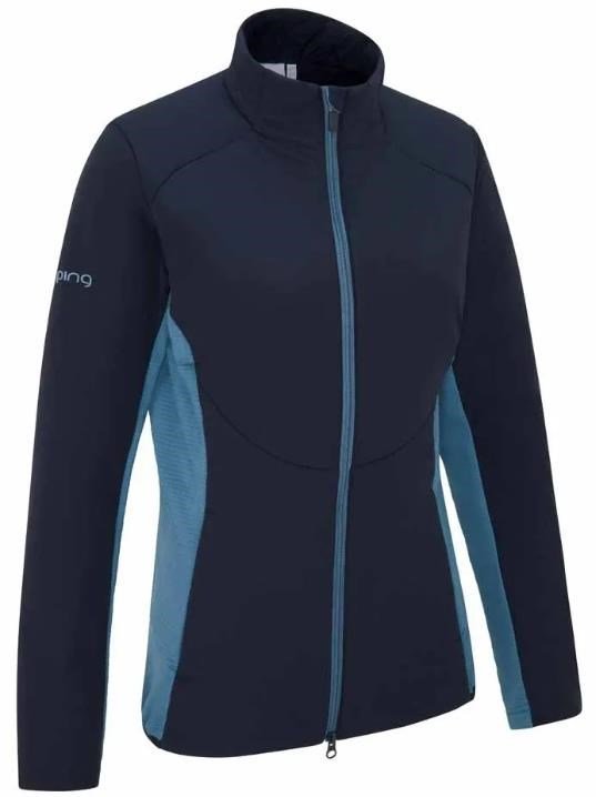 PING Casey insulated hybrid chaqueta de mujer, navy/blue fusion