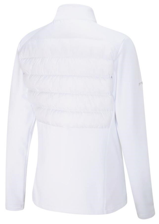 PING Clare Zoned fleece chaqueta de mujer, blanca