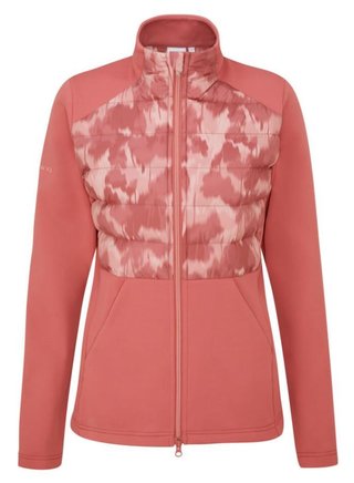PING Clare Zoned fleece chaqueta de mujer, rosa/rose multi