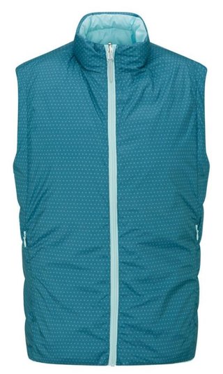 PING Samantha Clo® insulated reversible chaleco de mujer, opal/blue fusion multi