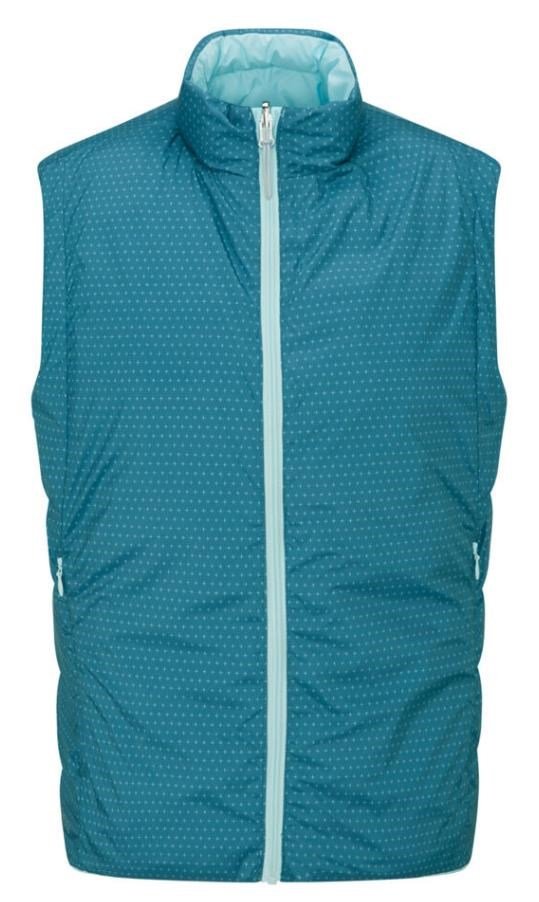 PING Samantha Clo® insulated reversible chaleco de mujer, opal/blue fusion multi