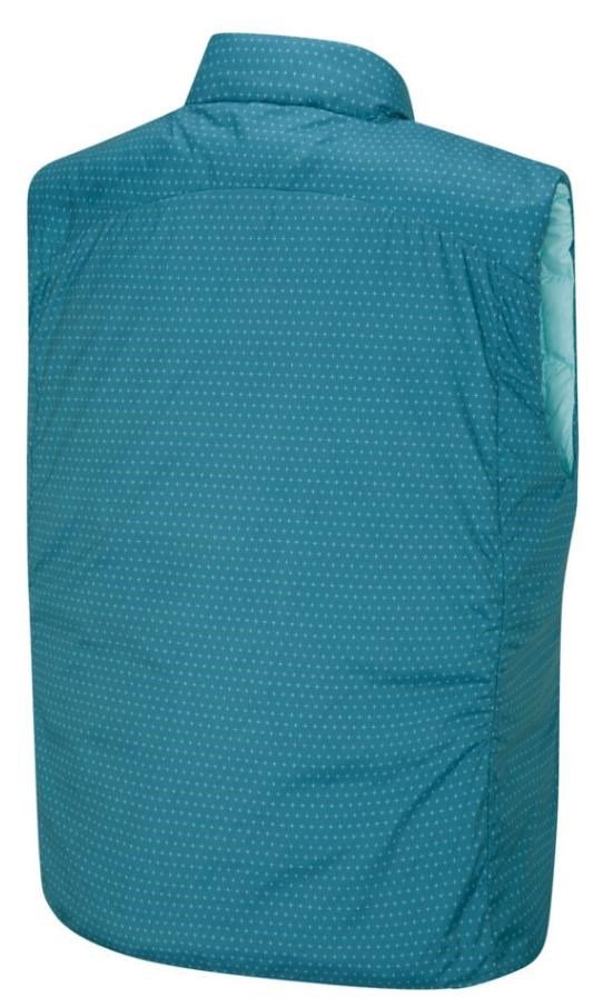 PING Samantha Clo® insulated reversible chaleco de mujer, opal/blue fusion multi
