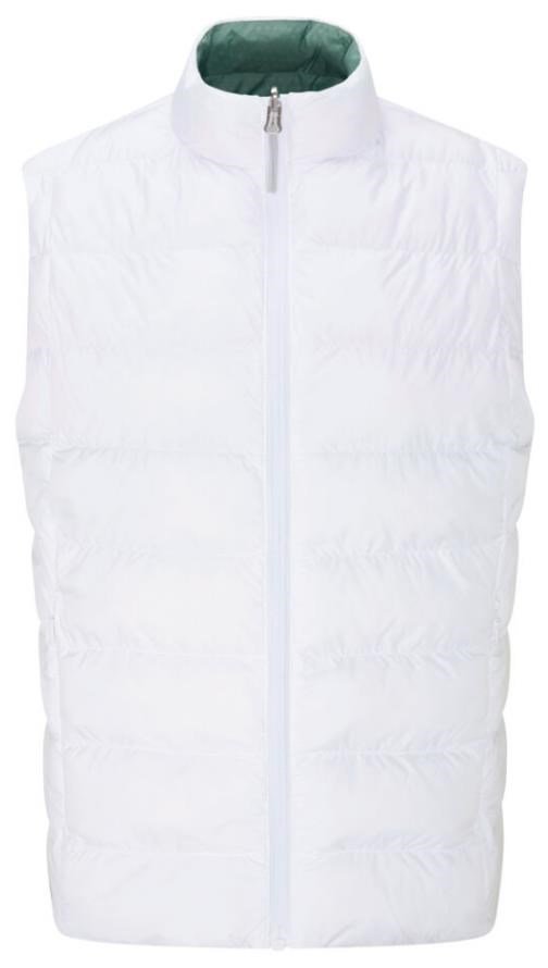 PING Samantha Clo® insulated reversible chaleco de mujer, blanco/eucalyptus multi