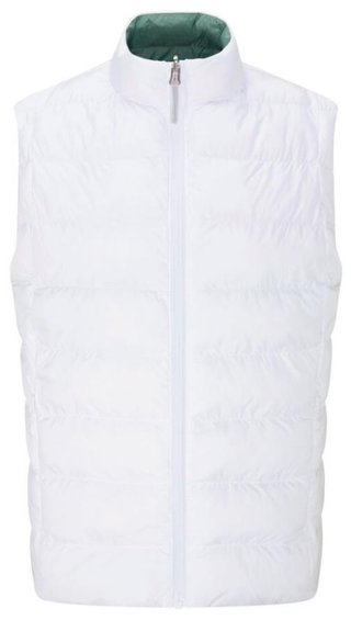 PING Samantha Clo® insulated reversible chaleco de mujer, blanco/eucalyptus multi