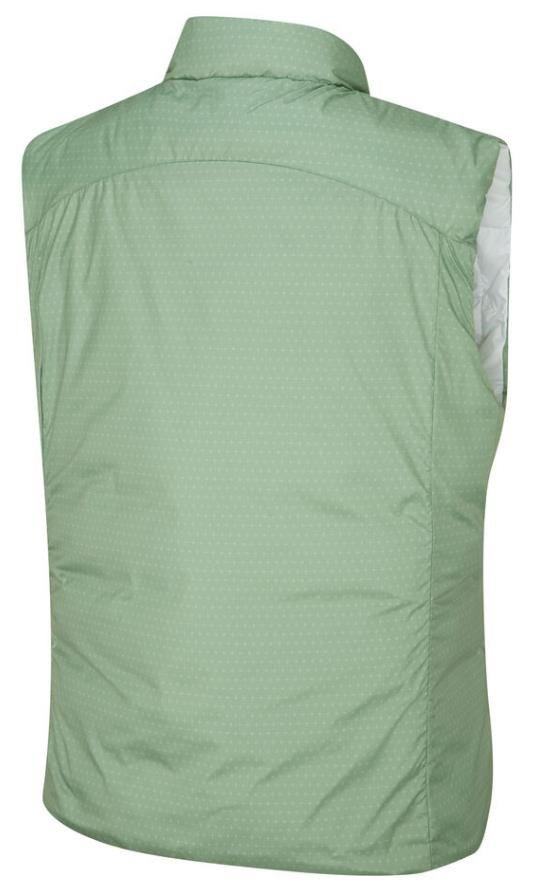 PING Samantha Clo® insulated reversible chaleco de mujer, blanco/eucalyptus multi