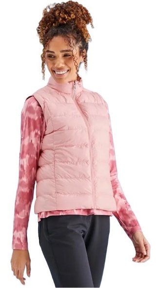 PING Samantha Clo® chaleco reversible aislado de mujer, quartz/rose multi