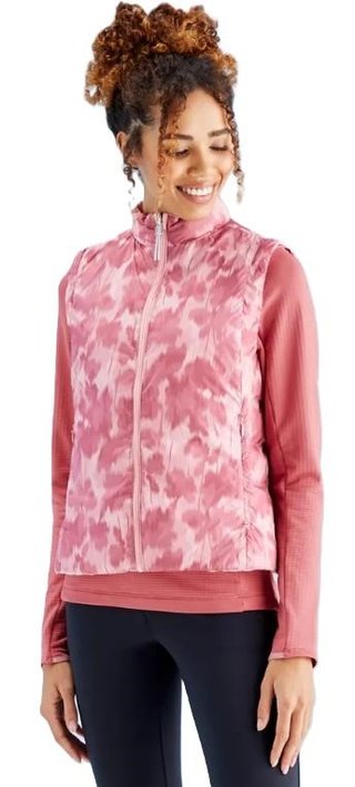 PING Samantha Clo® chaleco reversible aislado de mujer, quartz/rose multi