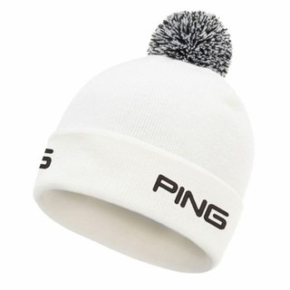 PING Cresting Knit gorro de invierno de hombre, blanco