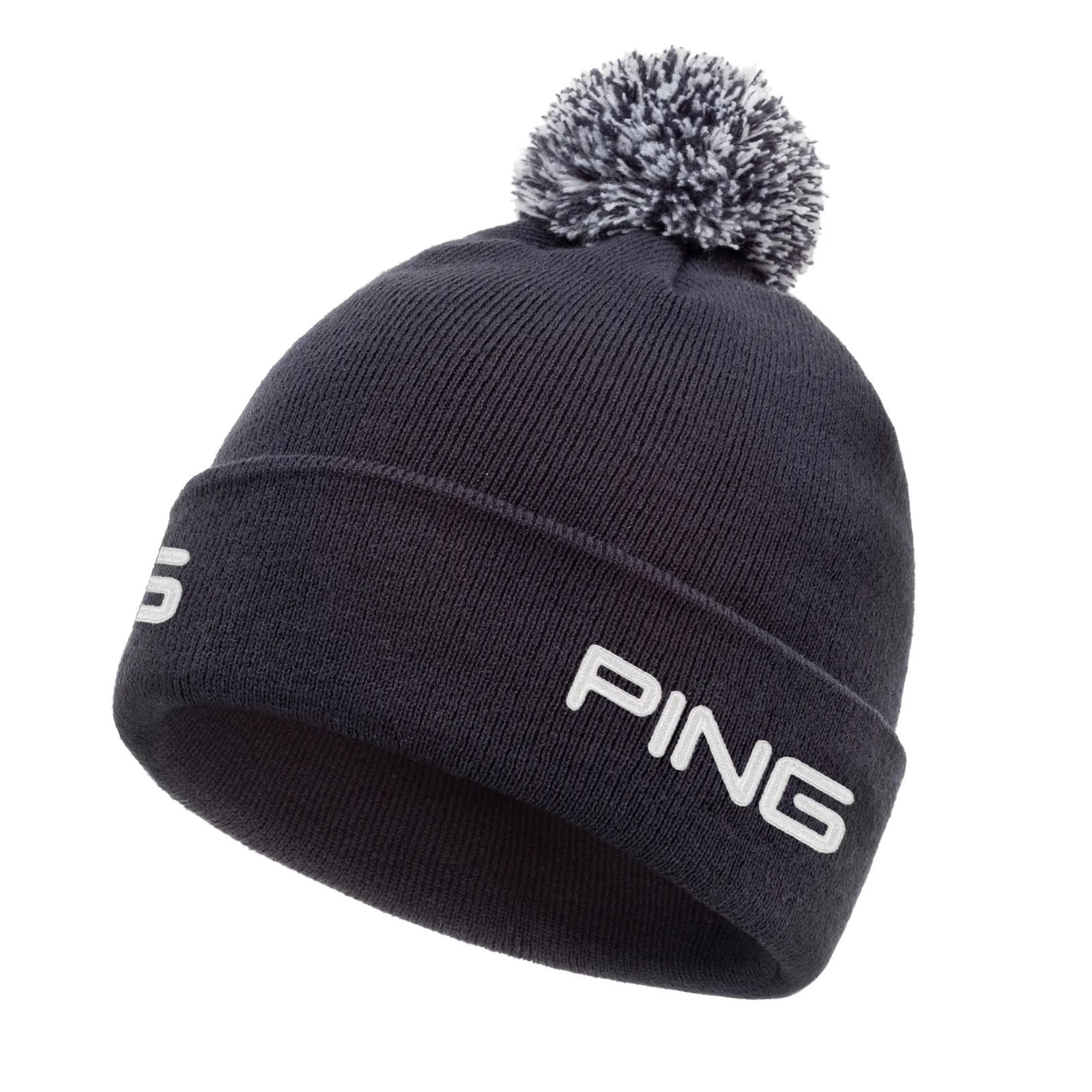 PING Cresting Knit gorro de invierno de hombre, azul marino