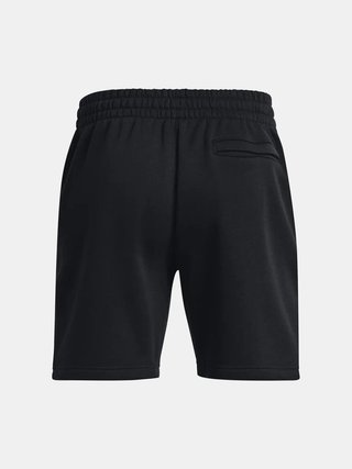 Under Armour Essential Fleece pantalones cortos de hombre, negro/blanco