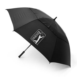 PGA Tour Windproof Double Canopy paraguas 62", negro