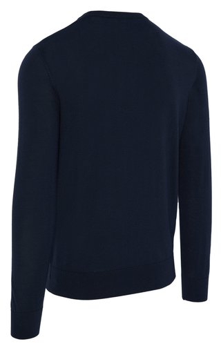 Callaway Crew Neck Merino Mix suéter de hombre, azul marino