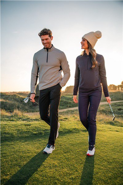Callaway Brushed Rib 1/4 Zip sudadera de hombre, concrete