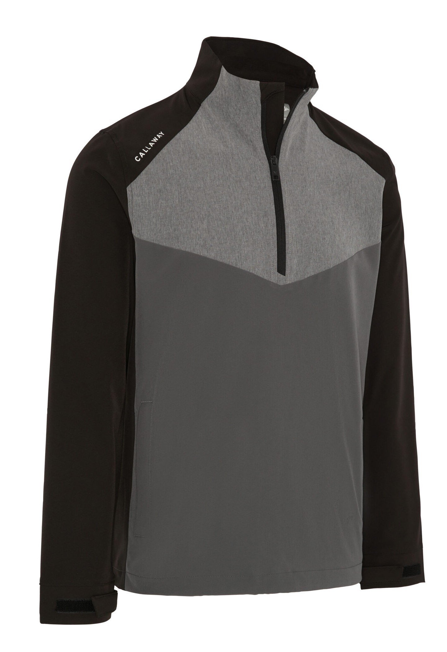 Callaway 1/2 Zip Wind chaqueta cortavientos para hombre, caviar