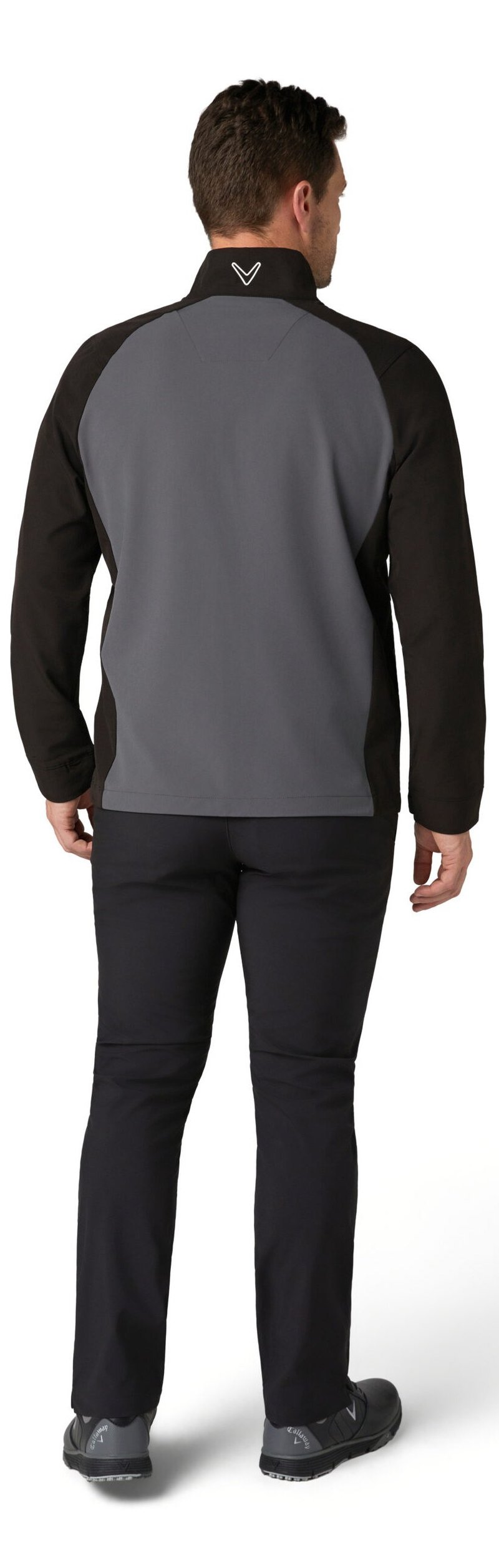 Callaway 1/2 Zip Wind chaqueta cortavientos para hombre, caviar