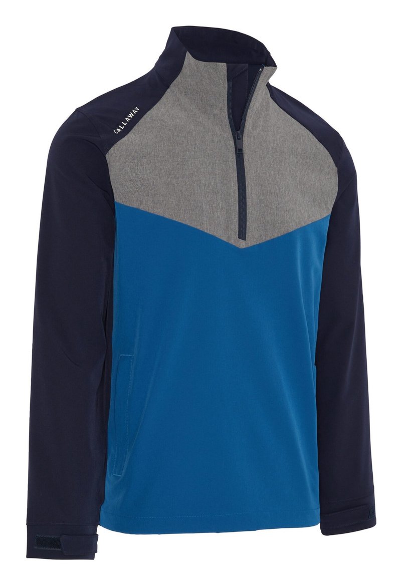 Callaway 1/2 Zip Wind chaqueta cortavientos para hombre, peacoat