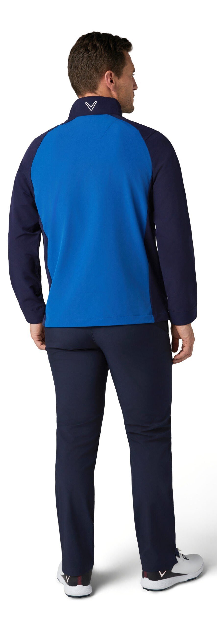 Callaway 1/2 Zip Wind chaqueta cortavientos para hombre, peacoat