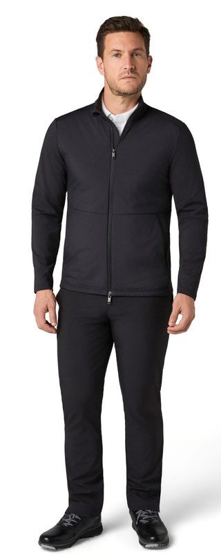 Callaway Mixed Media Full Zip chaqueta de hombre, caviar