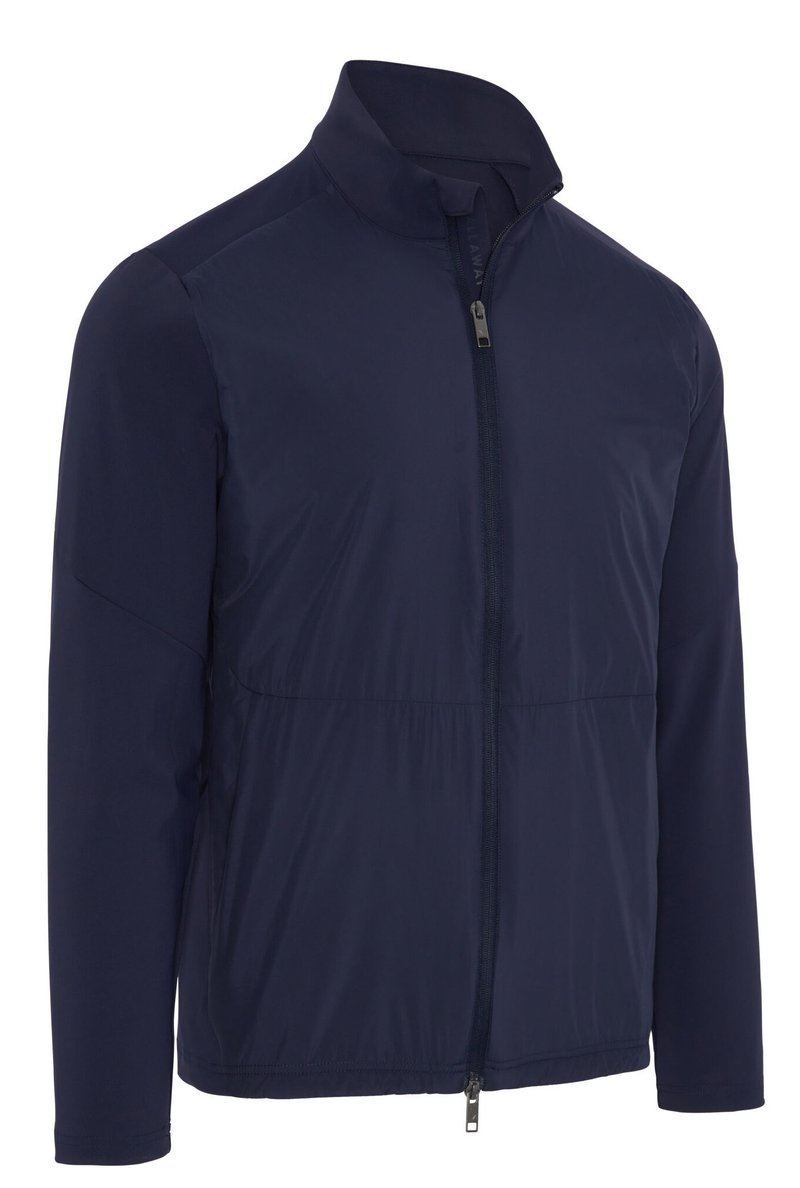 Callaway Mixed Media Full Zip chaqueta de hombre, peacoat