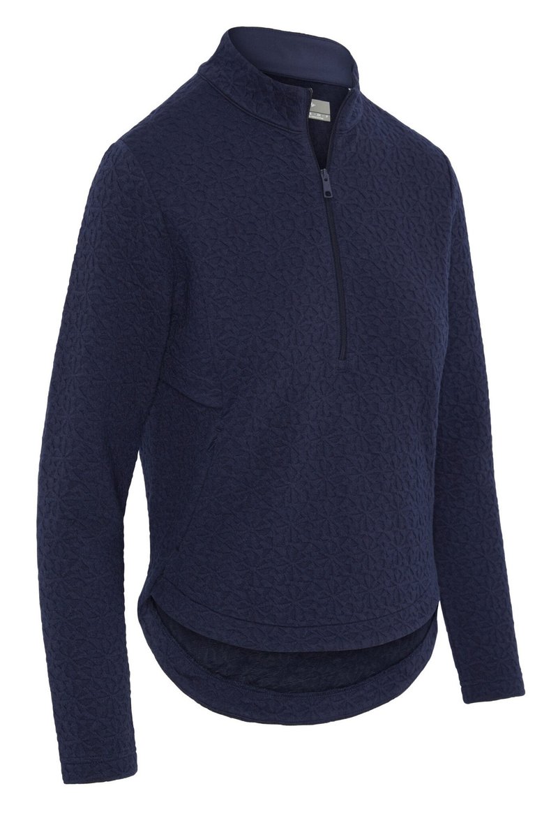Callaway 1/2 Zip Quilted Knit sudadera de mujer, peacoat