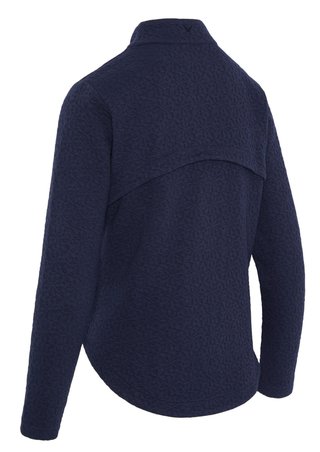 Callaway 1/2 Zip Quilted Knit sudadera de mujer, peacoat