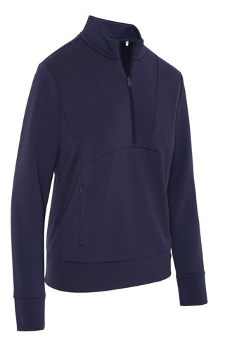 Callaway 1/2 Zip Soft Touch sudadera de mujer, peacoat