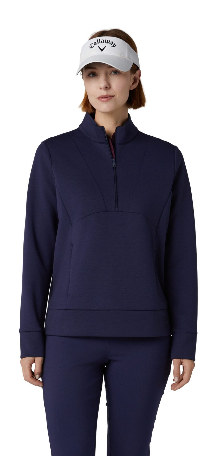 Callaway 1/2 Zip Soft Touch sudadera de mujer, peacoat