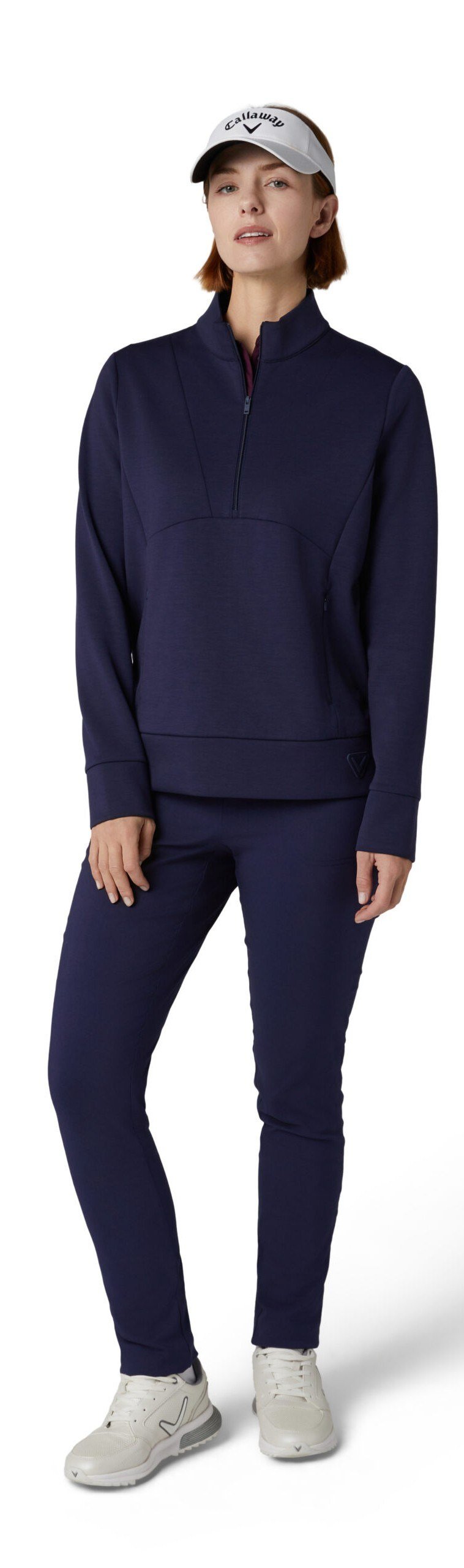 Callaway 1/2 Zip Soft Touch sudadera de mujer, peacoat