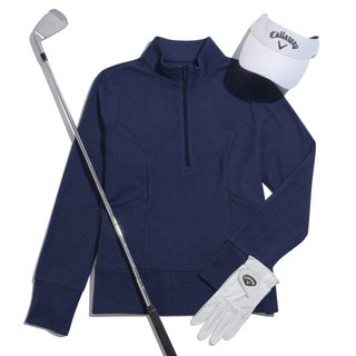 Callaway 1/2 Zip Soft Touch sudadera de mujer, peacoat