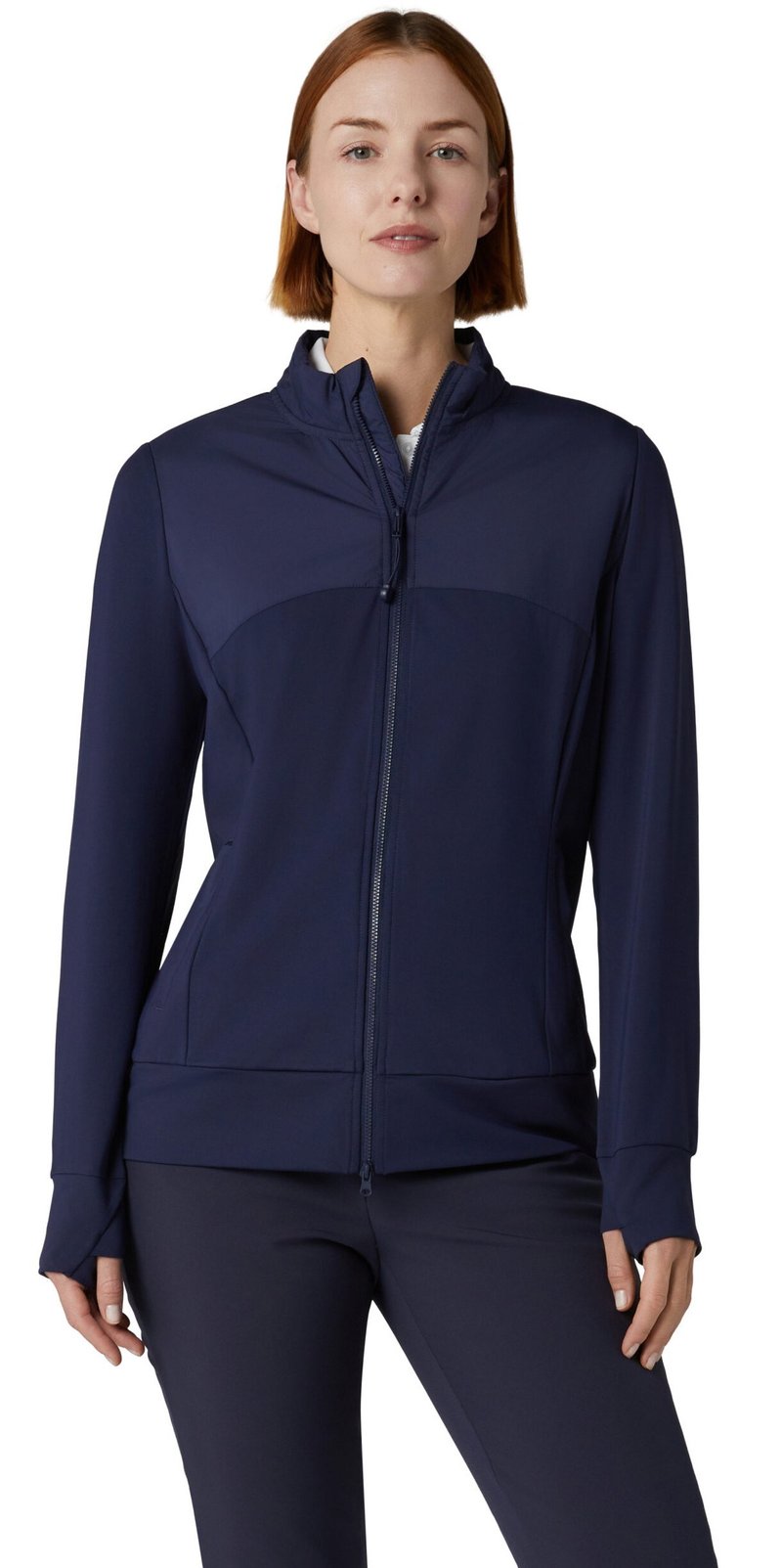 Callaway Technical Full Zip chaqueta de mujer, peacoat